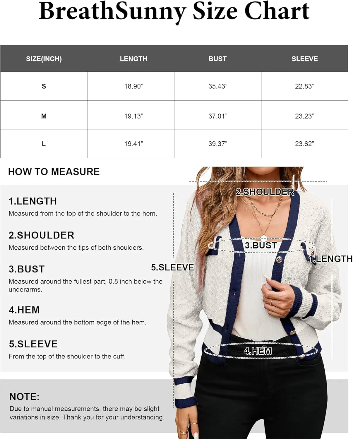 Womens Fall Laies Cute Ribbed Knit V Neck Color Block Striped Button Fake Pocket Long Sleeve Sweater Cardigan 2024