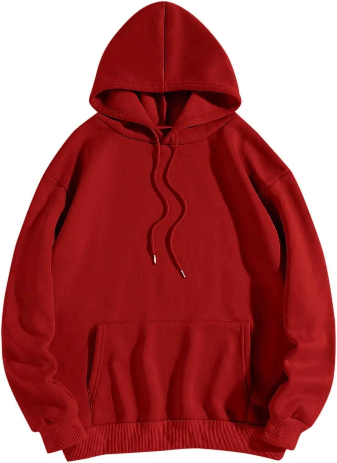 Women's Fashion Hoodies & Sweatshirts Have A Good Day Letter Print Pullover Tops with Pocket Drop Shoulder Causal Hoodies