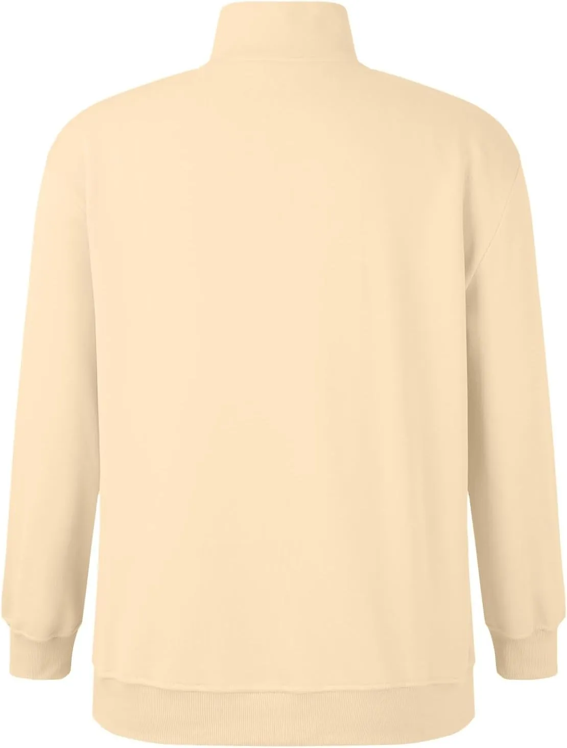 Women's Half Zip Sweatshirts Oversized Loose Long Sleeve Fleece Pullover Workout Warm Fashion Tops with Pocket