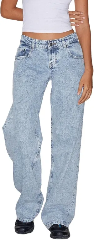Women's High Waisted Flare Jeans with Belt Bootcut Stretchy Denim Pants Full Length Baggy Ripped Wide-Leg Patchwork Pants
