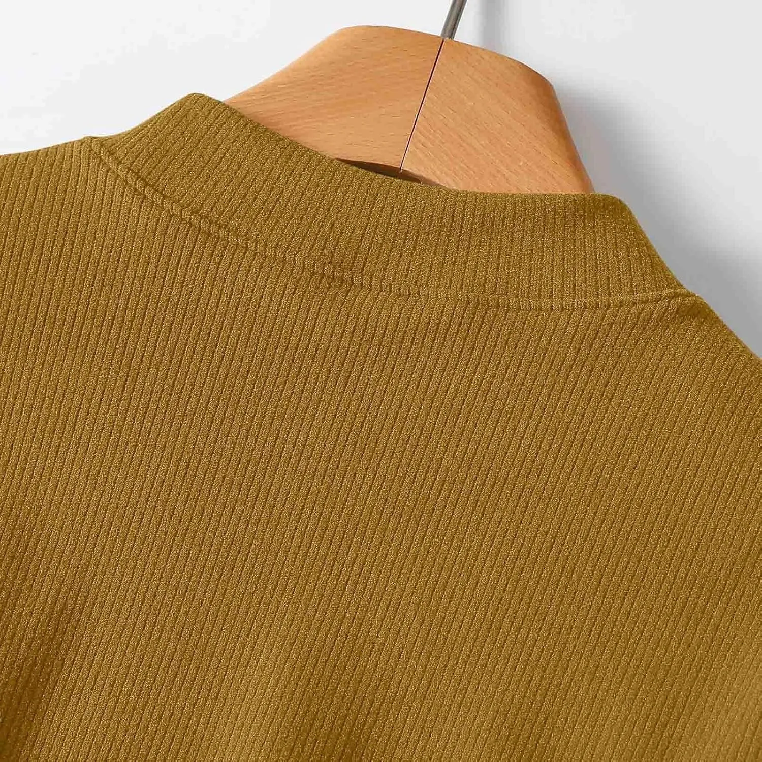 Women's Knitted T-Shirt 2025 Summer Vacation Tops Short Sleeve Crewneck Basic Blouses Trendy Solid Color Tees