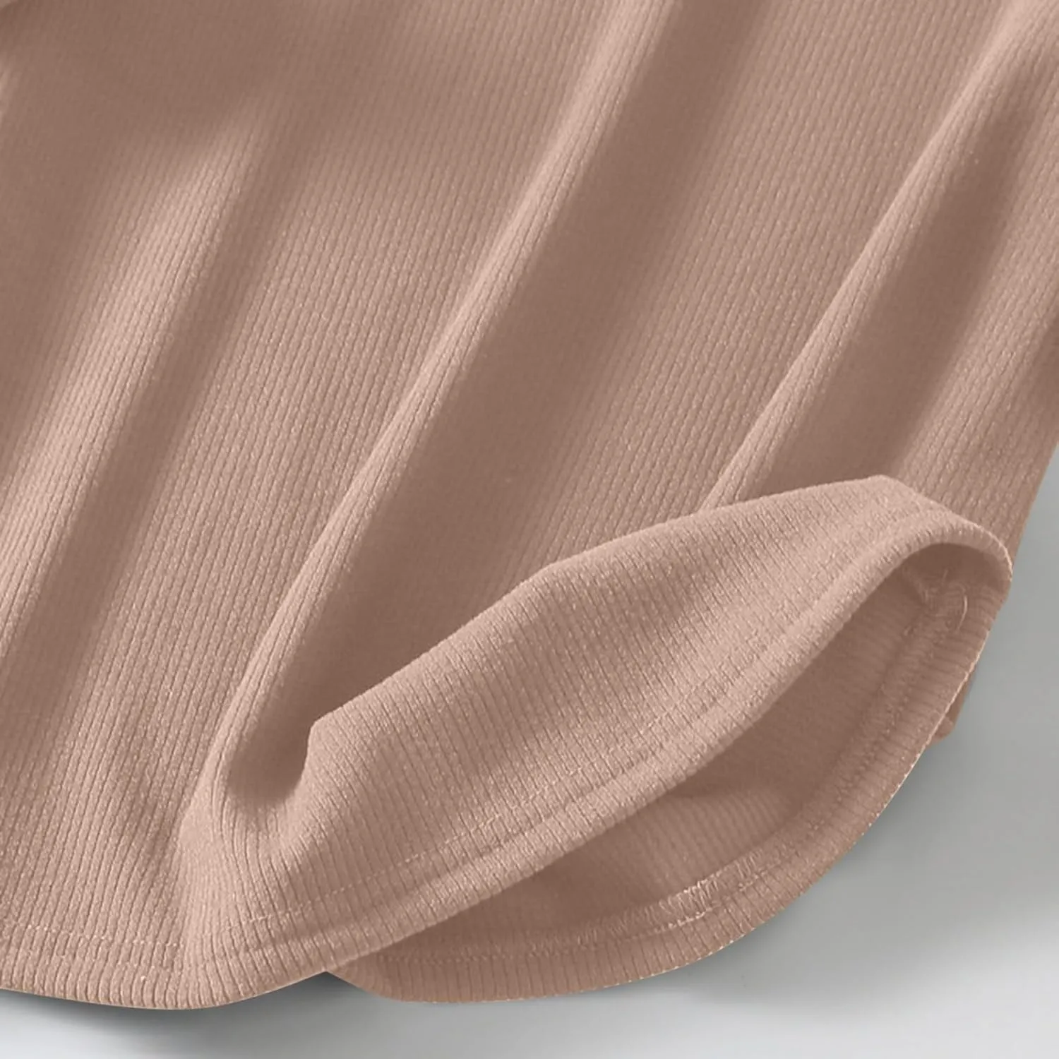 Women's Knitted T-Shirt 2025 Summer Vacation Tops Short Sleeve Crewneck Basic Blouses Trendy Solid Color Tees