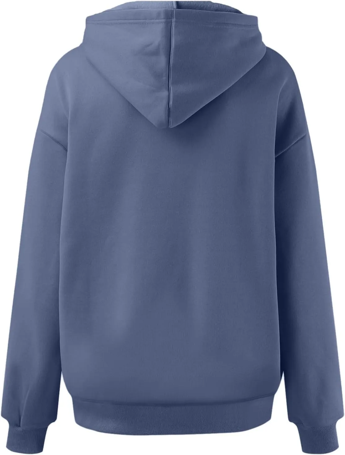 Womens Oversized Hoodies Fleece Solid Hooded Sweatshirts 2024 Trendy Outfits Fall Winter Clothes Pullover Sweater