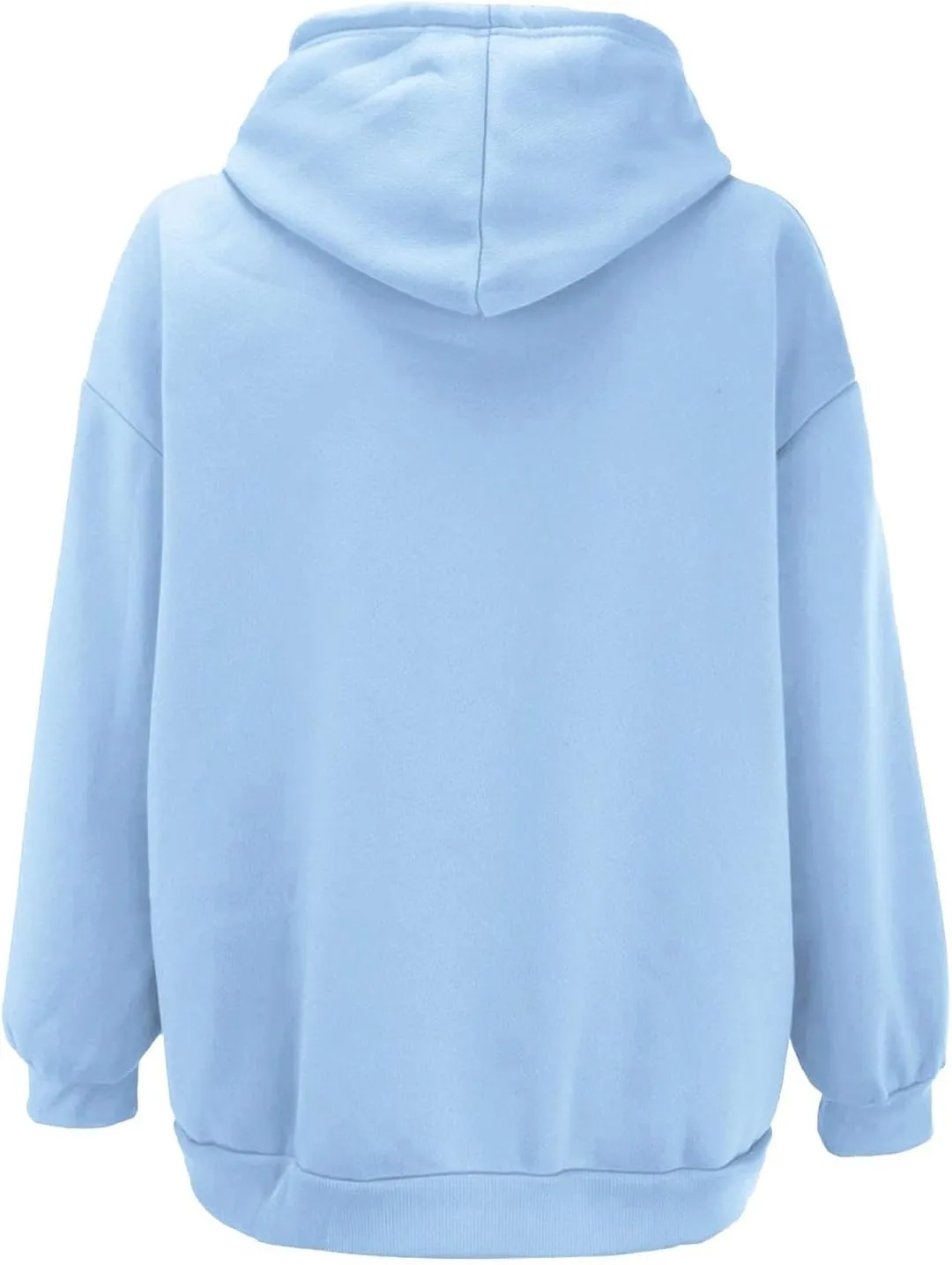 Women’s Slub Knit Full-Zip Hoodie Women Loose Hoodie Long Hooded Tops Ladies Sweatshirt Sweaters Casual Fashion