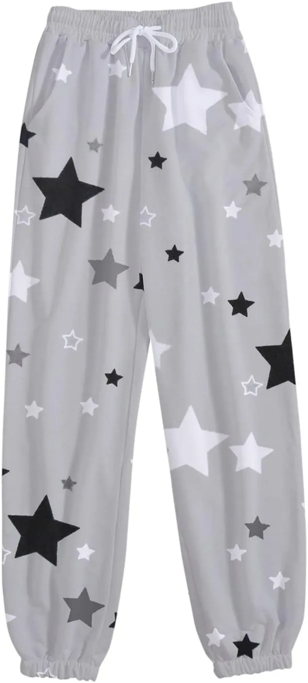 Womens Sweatpants with Pockets Elastic Waist Soft Leggings Tie-dye Fall Womens Sweatpants Workout High Waisted Pants
