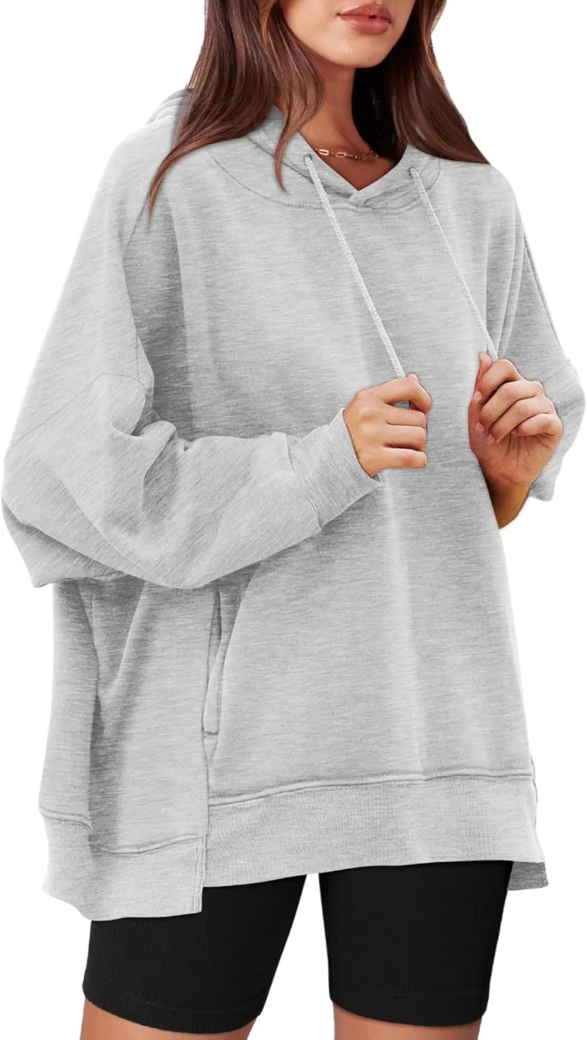 XIEERDUO Womens Oversized Hoodies Sweatshirt-Pullover Sweatshirts with Pockets Fall Outfits 2024