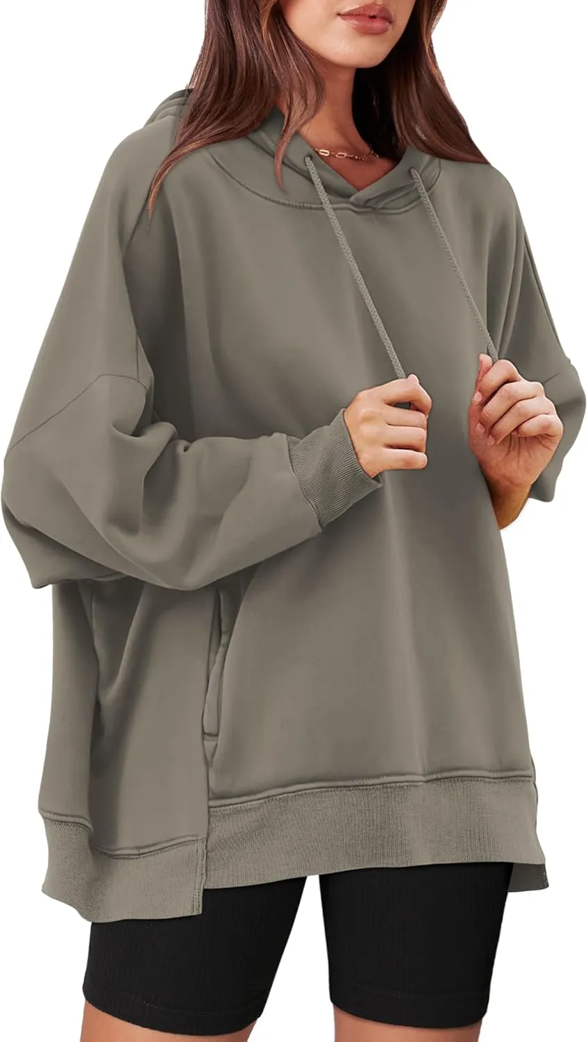XIEERDUO Womens Oversized Hoodies Sweatshirt-Pullover Sweatshirts with Pockets Fall Outfits 2024