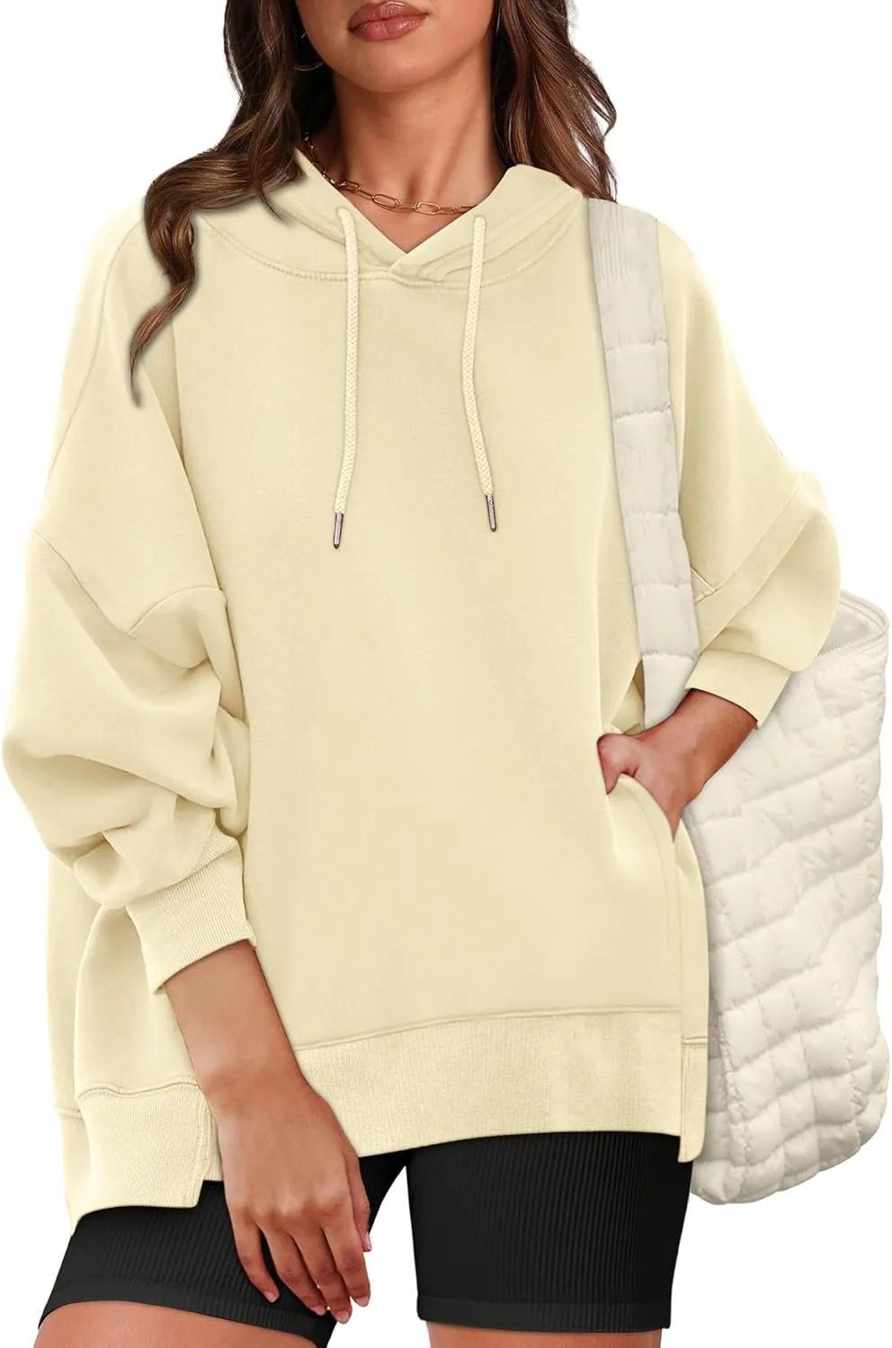 XIEERDUO Womens Oversized Hoodies Sweatshirt-Pullover Sweatshirts with Pockets Fall Outfits 2024