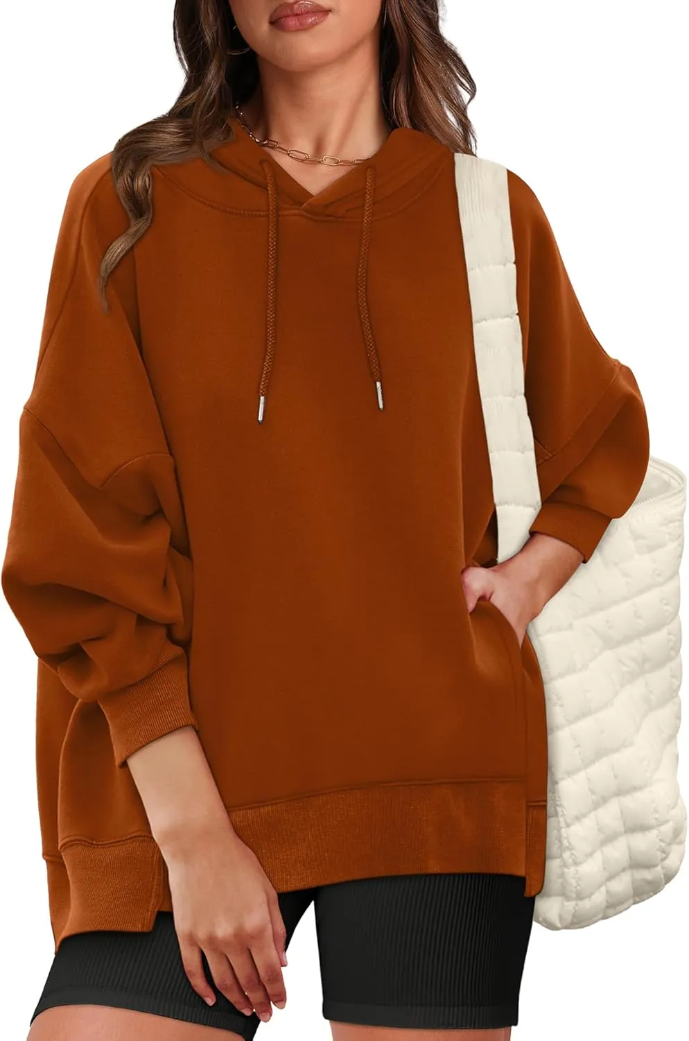 XIEERDUO Womens Oversized Hoodies Sweatshirt-Pullover Sweatshirts with Pockets Fall Outfits 2024