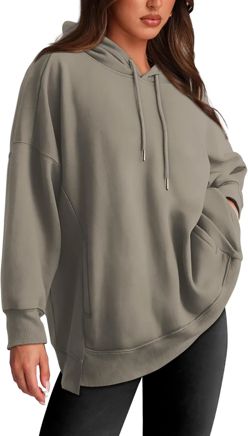 XIEERDUO Womens Oversized Hoodies Sweatshirt-Pullover Sweatshirts with Pockets Fall Outfits 2024